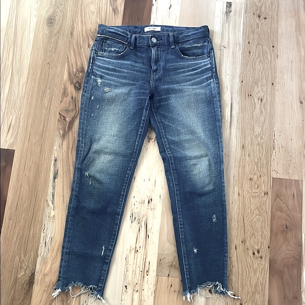 Moussy Vintage Howa Distressed Ankle Jeans 28